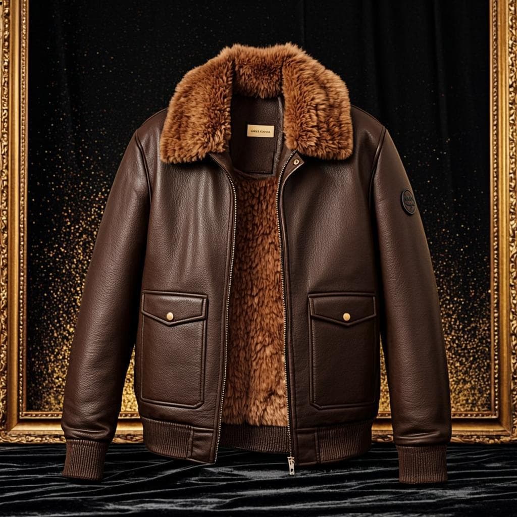 Veste Bomber Cuir — Veste cuir