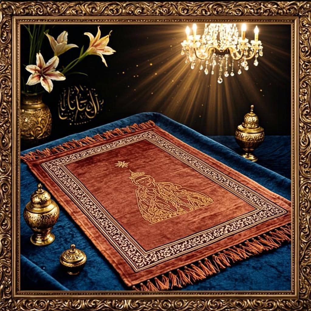 Tapis de Prière Cuir Royal — Tapis de prière