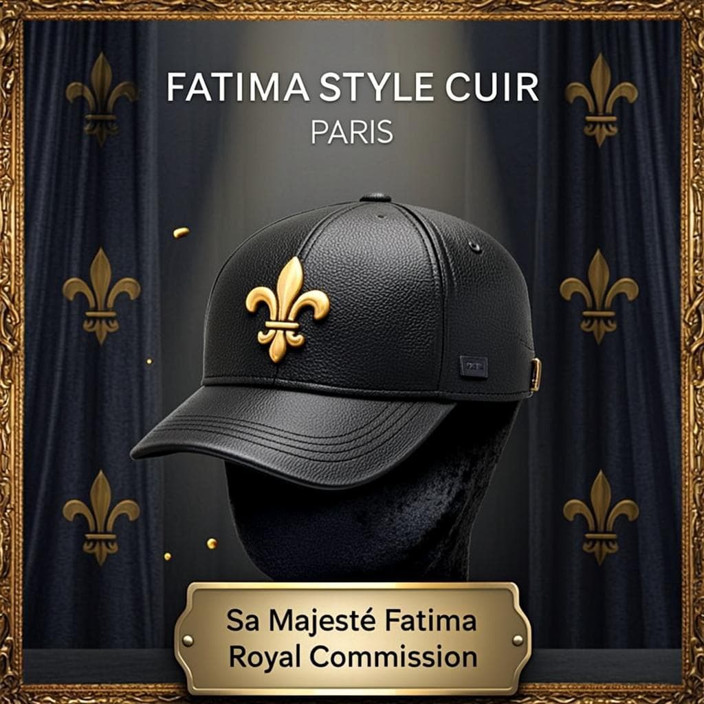 Casquette Six-Panel Noir — Casquette royale