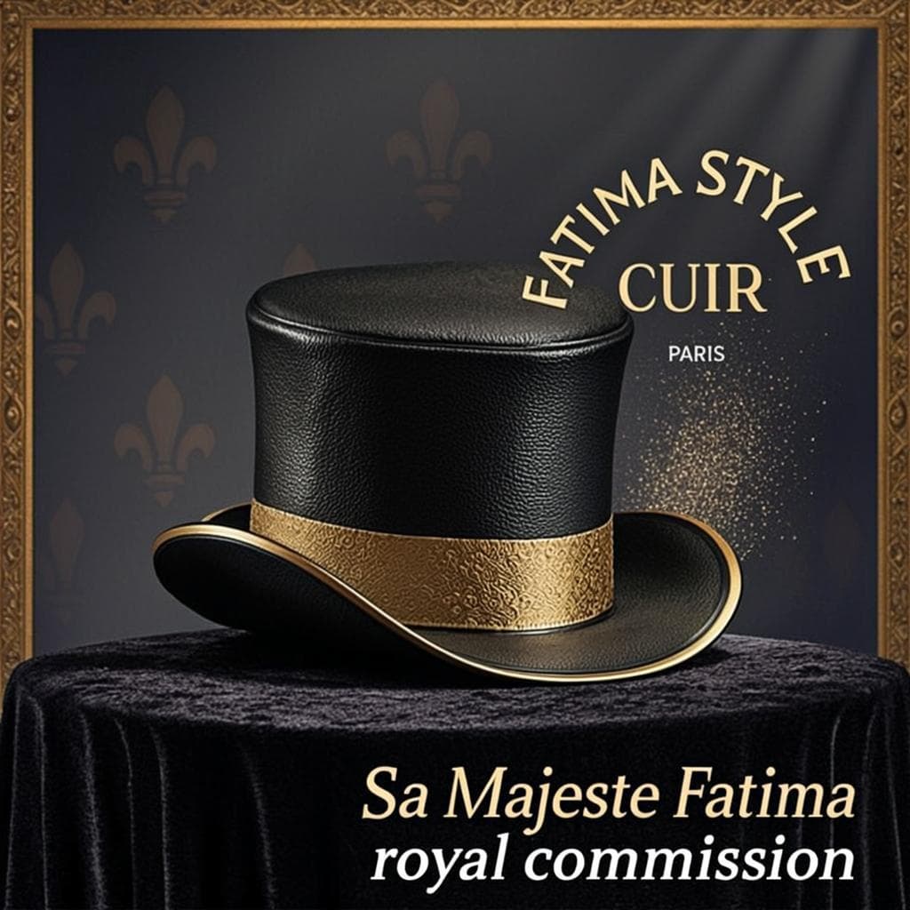 Haut-de-Forme Cuir — Chapeau classique