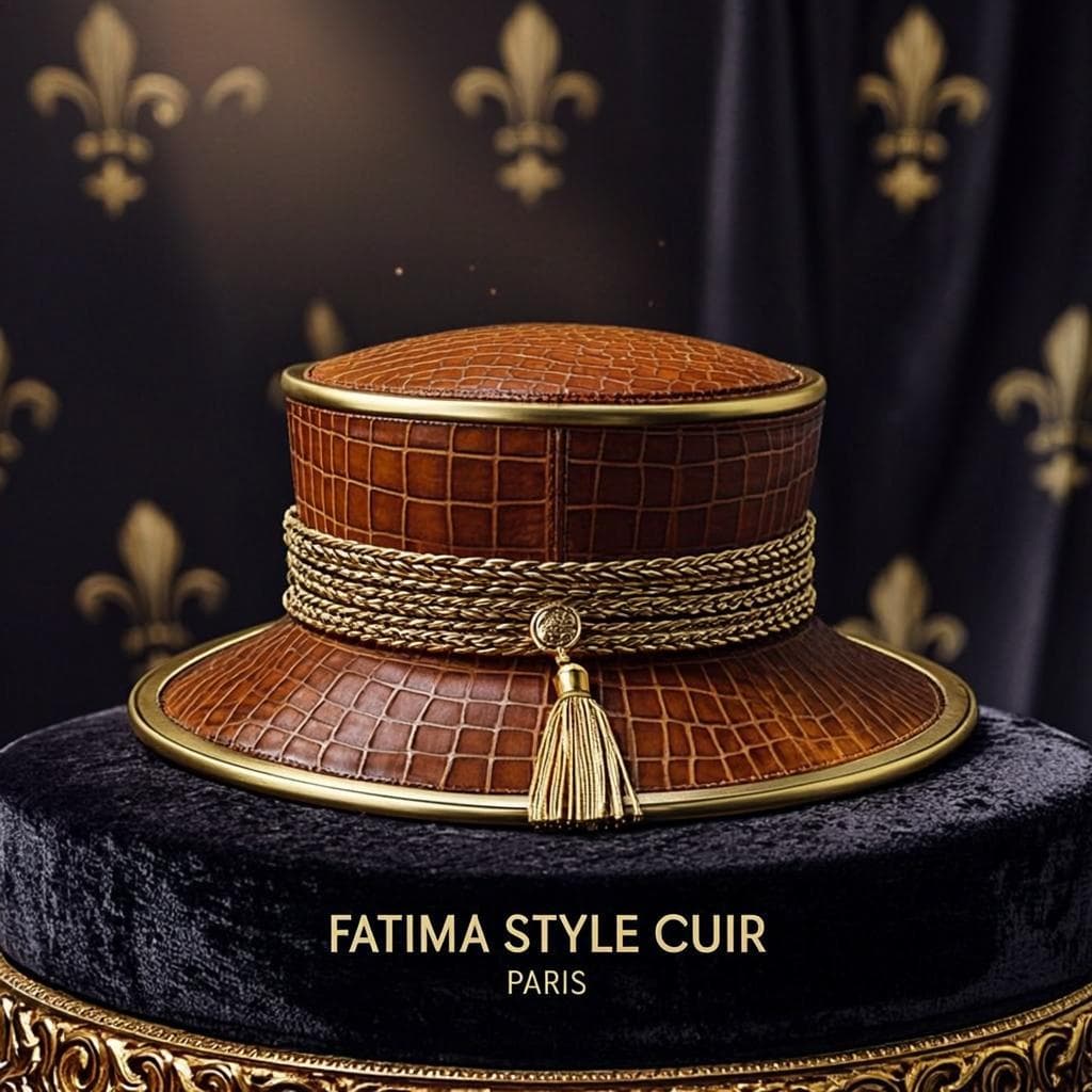 Tropedro Cuir Tressé Royal — Tropedro royal