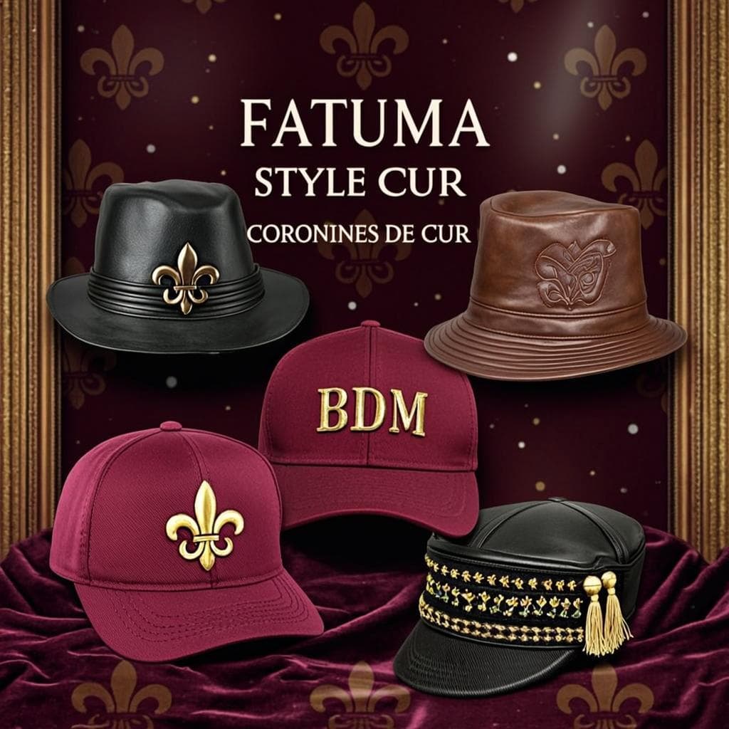 Collection Chapeaux de Sa Majesté — FATIMA STYLE CUIR